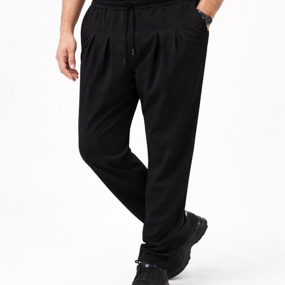 Axis Relaxed Tapered Pants Μαύρο