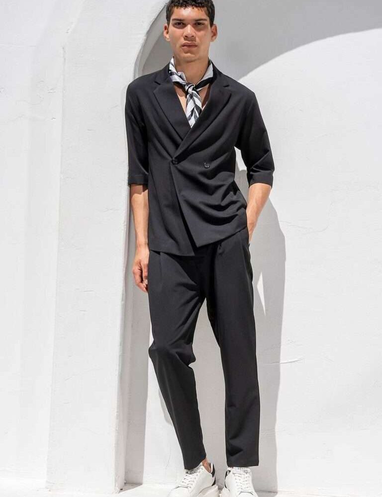 Vittorio Overshirt Σακάκι 300-26-benalio Μαύρο