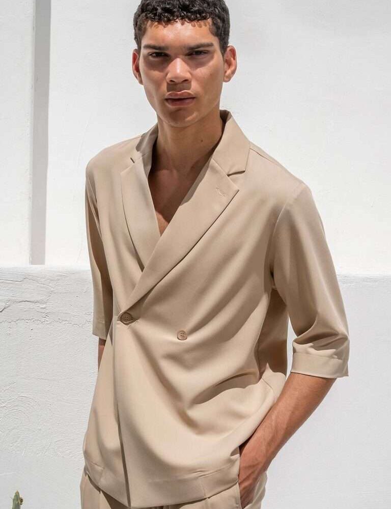 Vittorio Overshirt Σακάκι 300-26/benalio Μπεζ