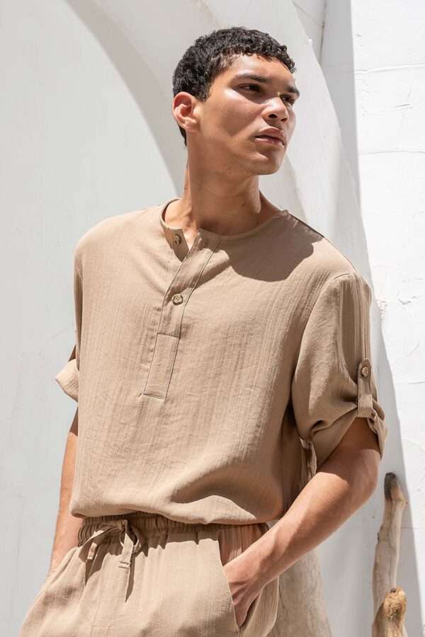 Vittorio Overshirt Πουκάμισο 200-26-toscani Camel