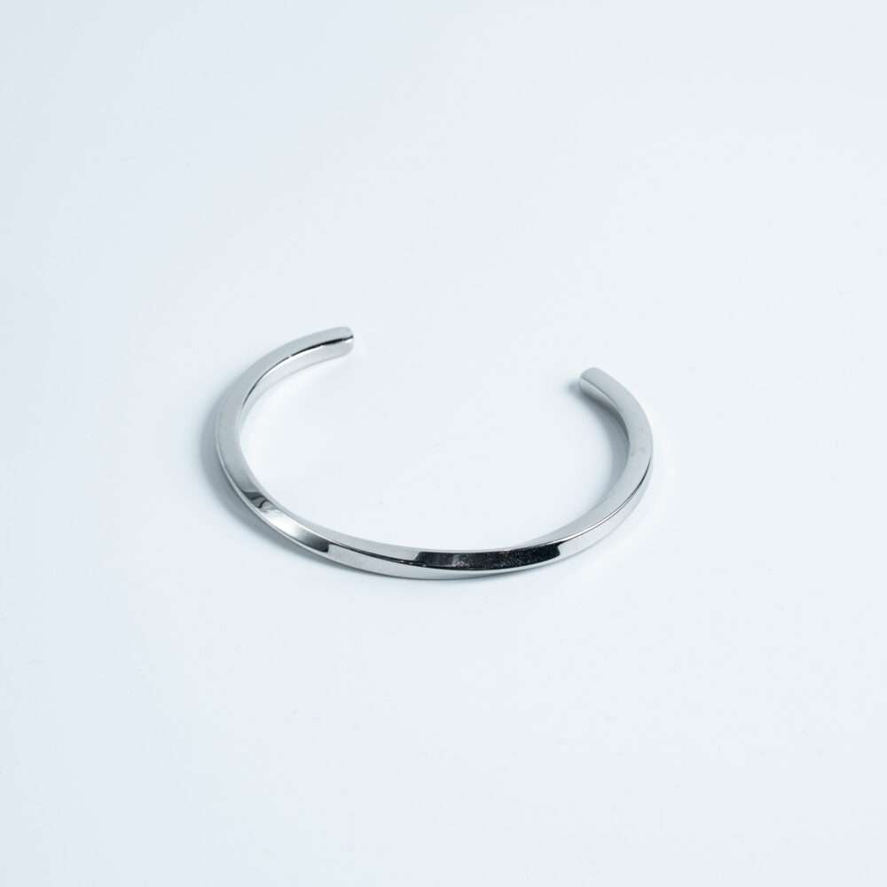 Silver Polished Cuff Bracelet