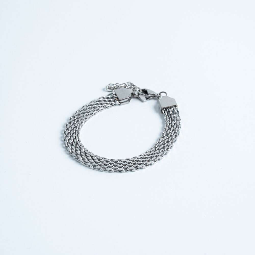 Silver Multi-Chain Bracelet