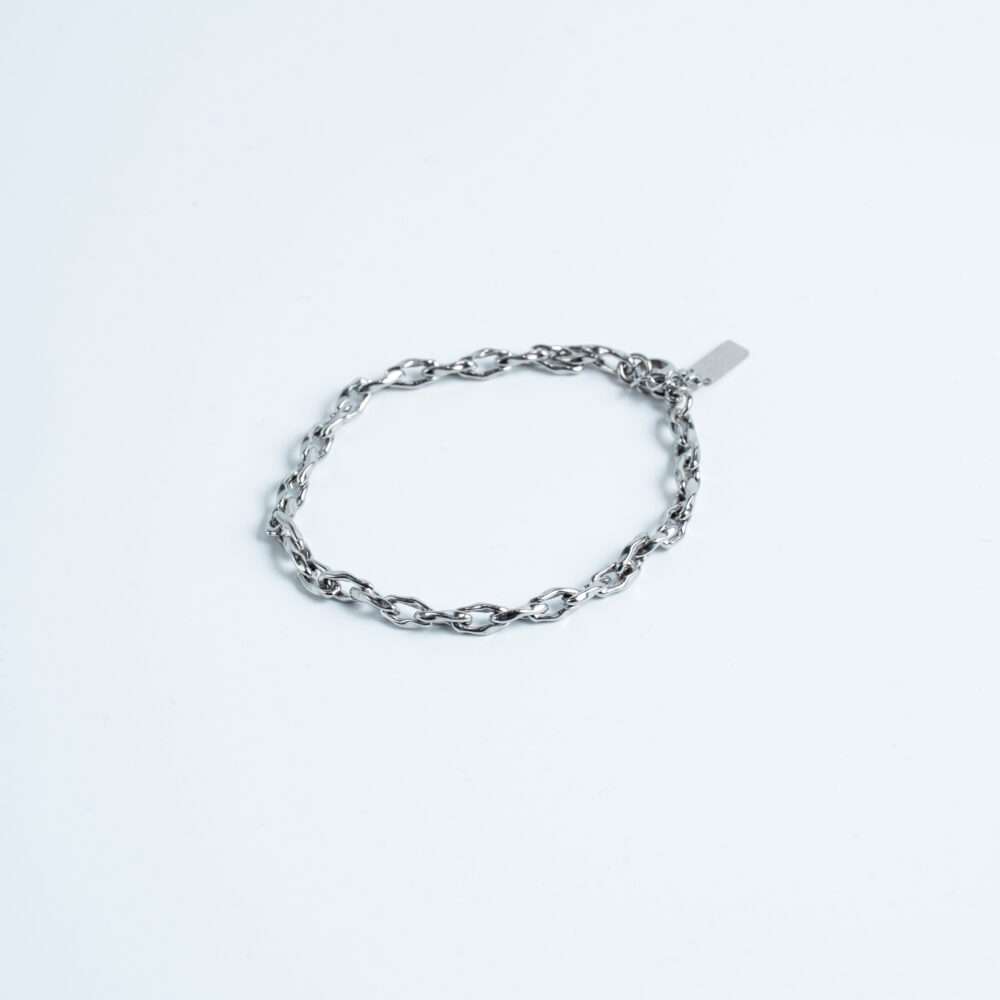 Silver Twisted Link Bracelet