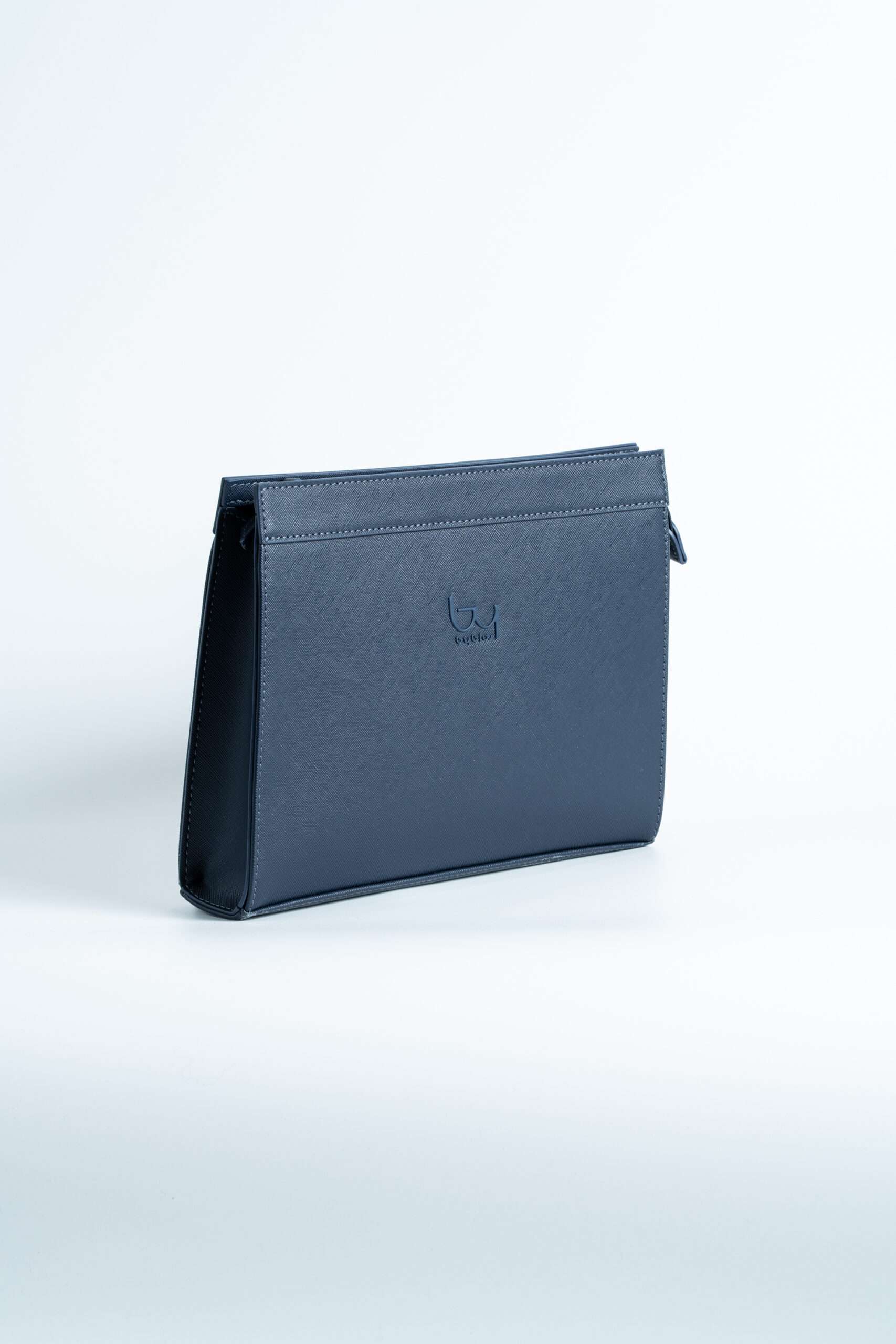 Byblos Eco Leather Document Folder Blue - Image 2