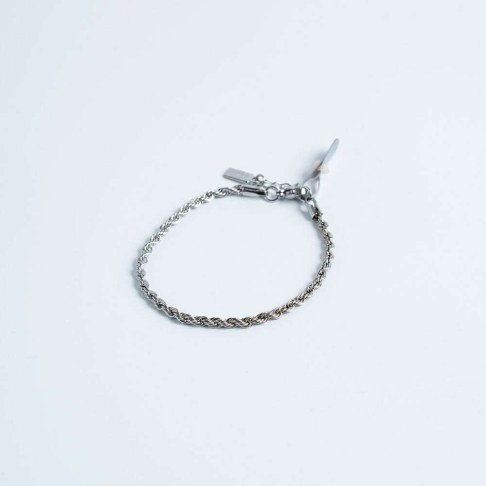 Silver Twisted Chain Bracelet