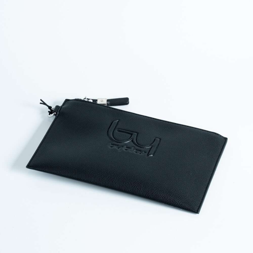 Byblos Eco Leather Zip Document Folder Black