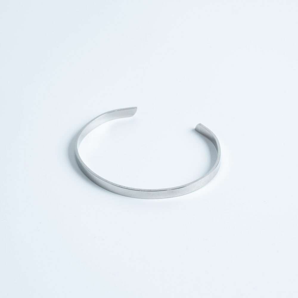 Silver Minimal Cuff Bracelet