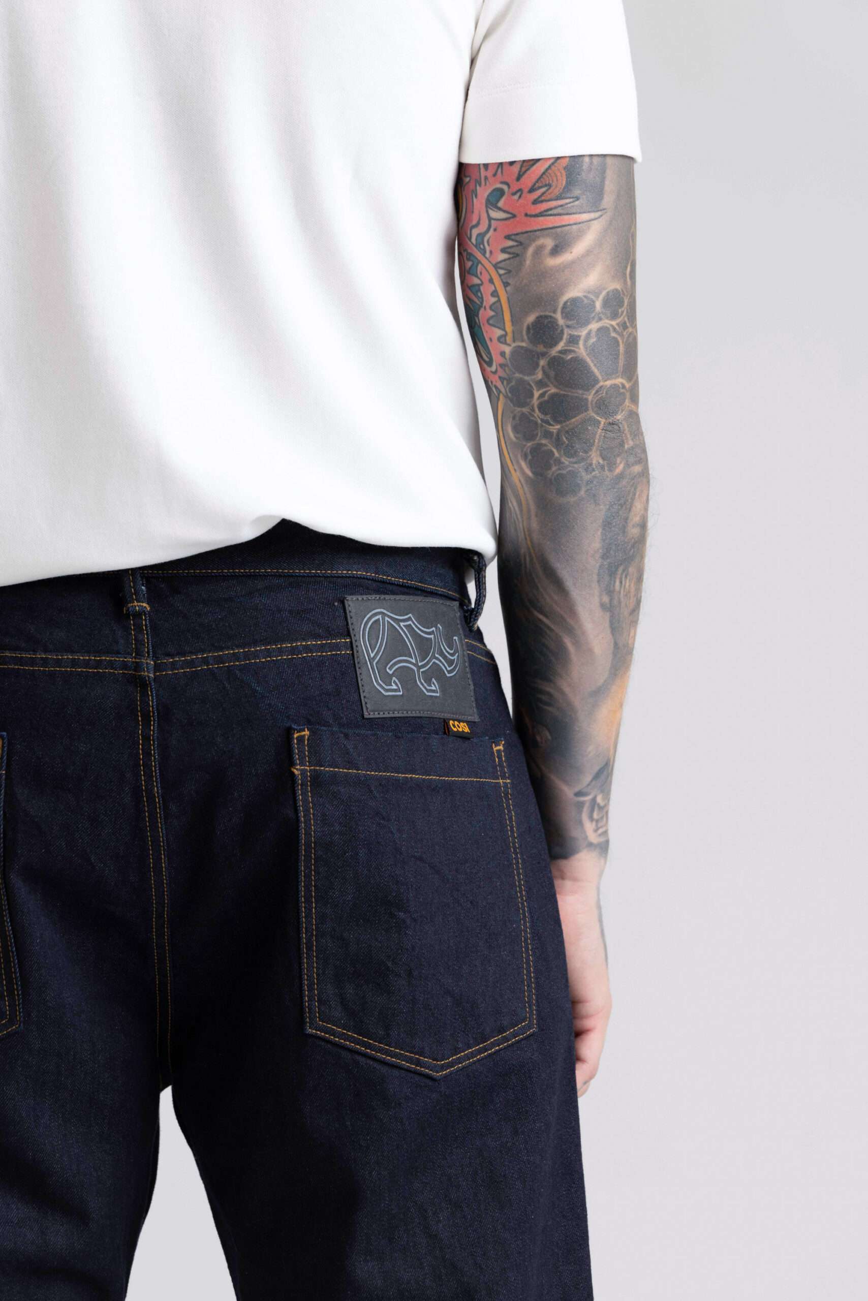 COSI Raw Denim Slim Fit Jeans Σκούρο Μπλε - Image 4
