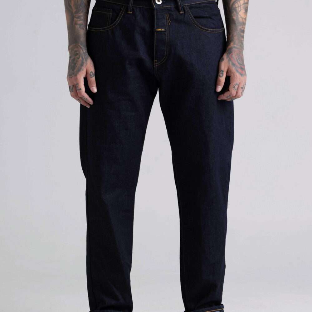COSI Raw Denim Slim Fit Jeans Σκούρο Μπλε