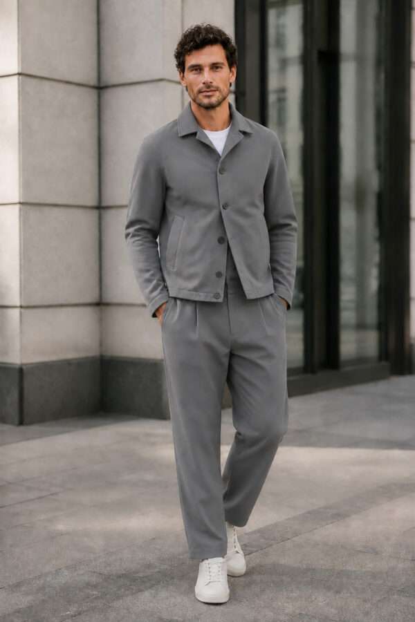 Vittorio Francesco Coordinated Set Grey